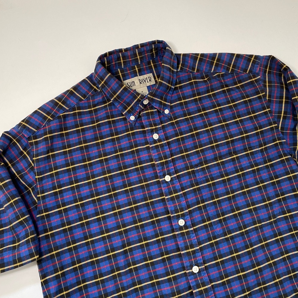 Vintage Plaid Button Up Shirt